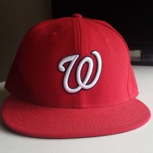 Authentic New Era Washington Nationals Fitted Hat